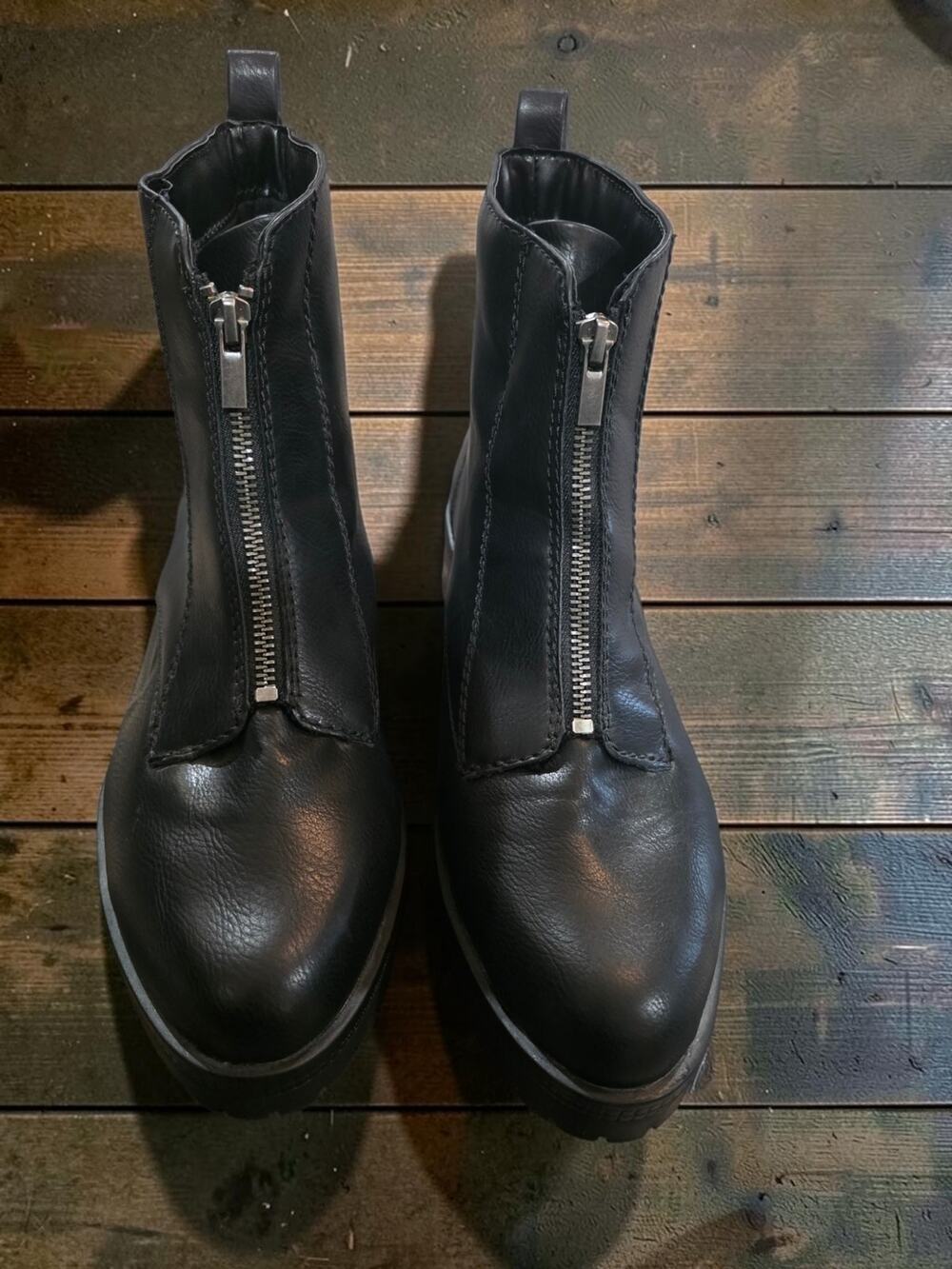 Life Stride Women's Sanibelle Boot black size 10 chunky